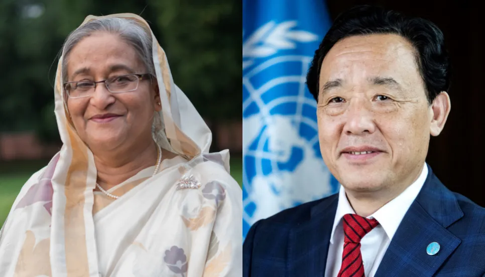 FAO DG congratulates PM Hasina