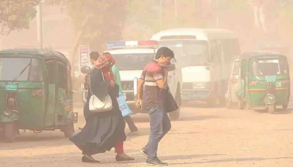 Dhaka tops global air quality index as ‘very unhealthy’