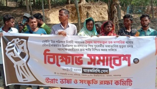 Moulvibazar tea workers demand justice for Priti Urang