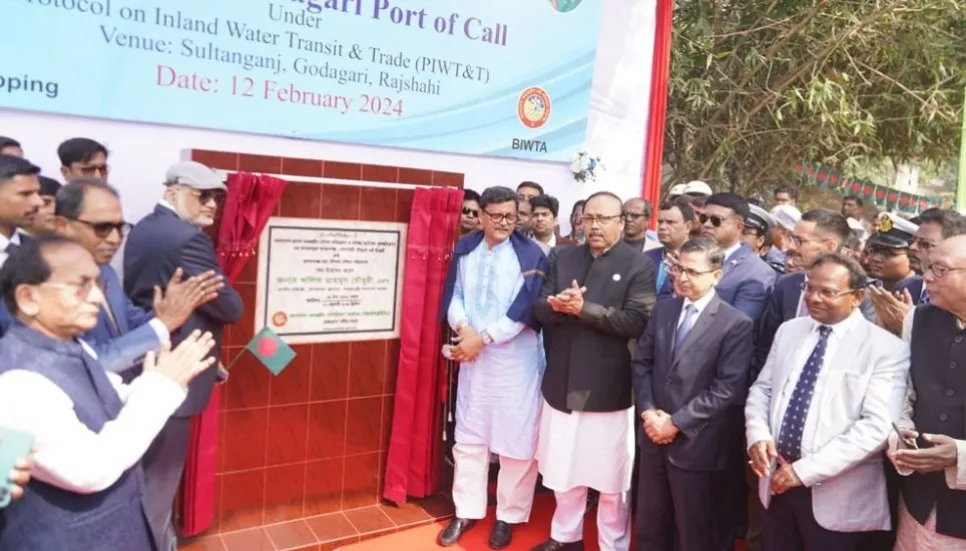 Rajshahi-Murshidabad river trade route opens formally