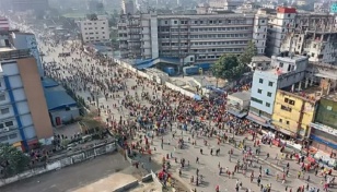 RMG worker killed in road crash: Sparks protest in Gazipur