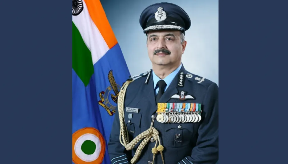 Indian air chief arrives in Dhaka