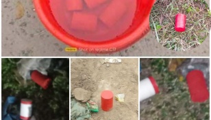 6 crude bombs recovered from IU