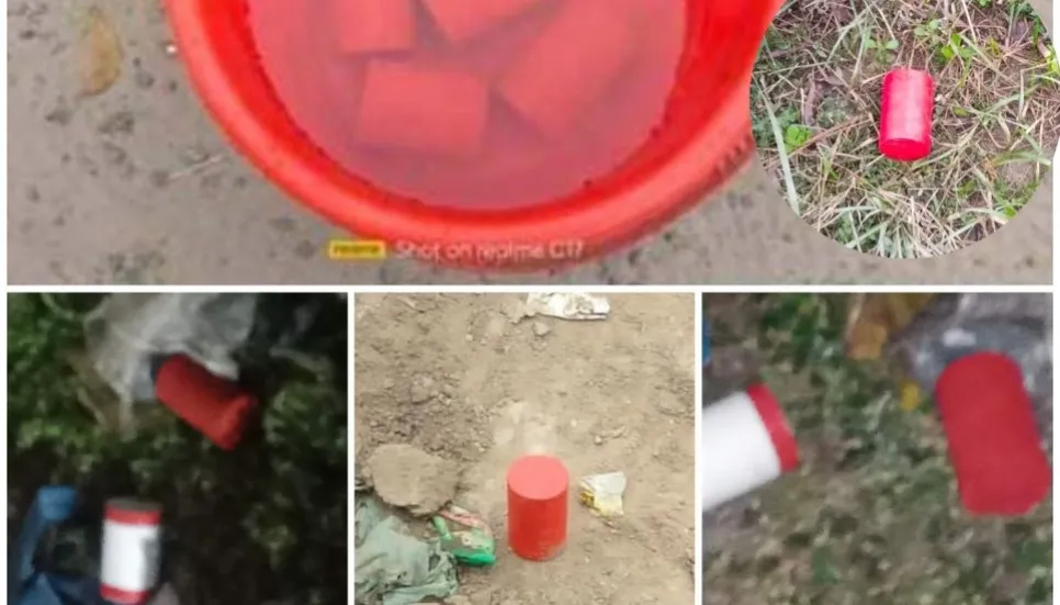 6 crude bombs recovered from IU