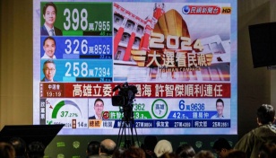 Taiwan's Lai Ching-te ahead in vote held under China's glare