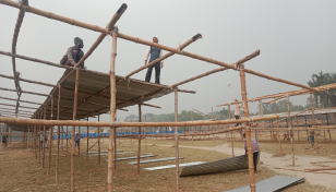 Preparation for Amar Ekushey Book Fair in full swing