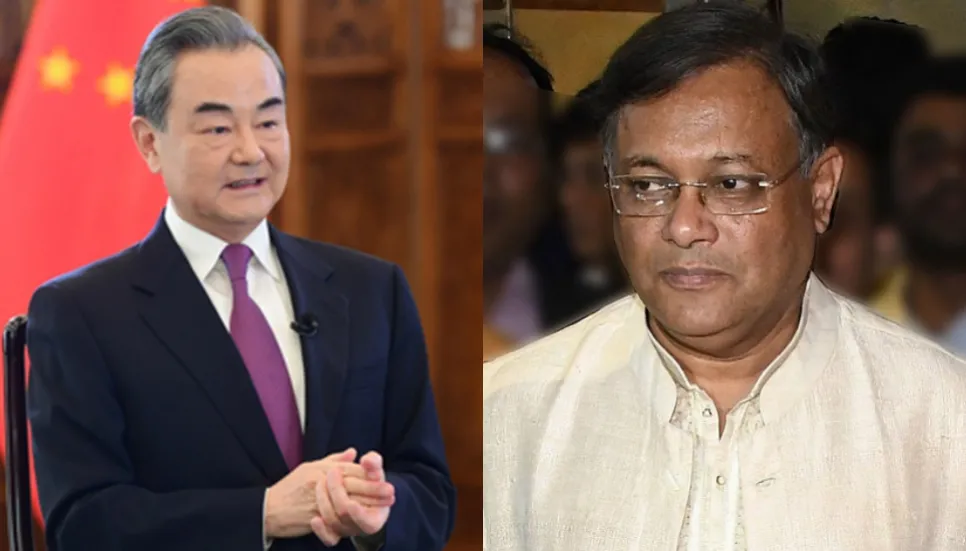 Chinese FM congratulates Hasan Mahmud