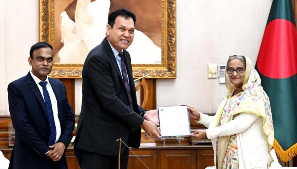 ADB president greets Sheikh Hasina on re-election