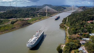 Drought cuts Panama Canal traffic by more than a 3rd