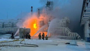 Fire breaks out at Russian gas terminal