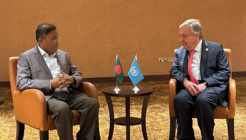 UN secy gen congratulates PM Hasina