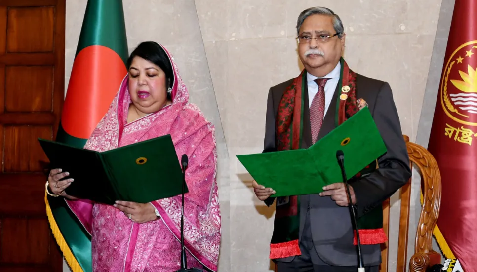 Shirin Sharmin sworn in as speaker of 12th parliament