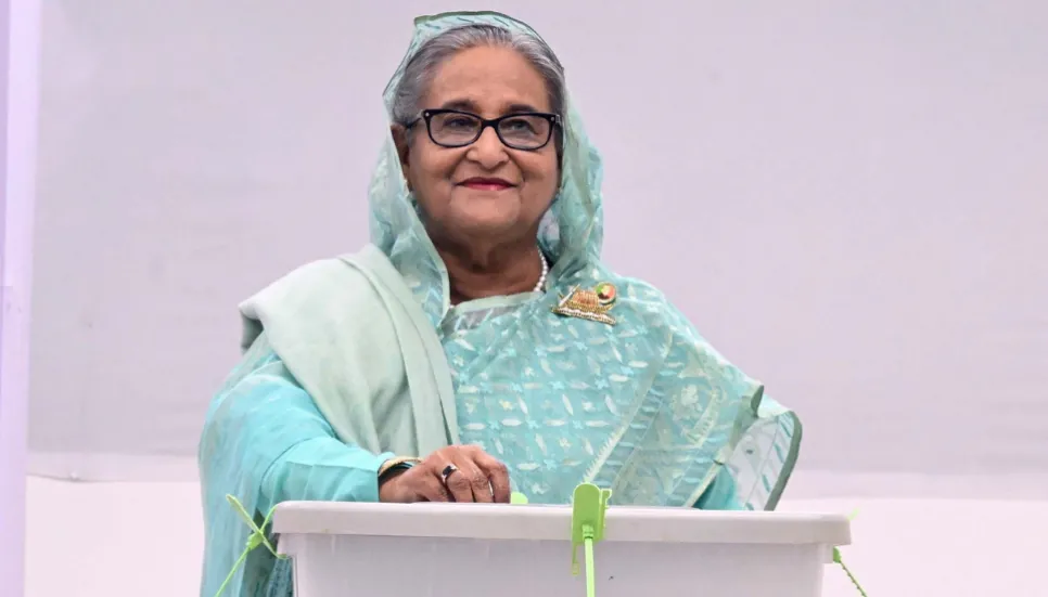 Sheikh Hasina wins Gopalganj-3 in a landslide