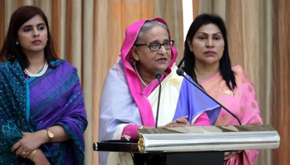 PM Hasina dismisses anti-quota protest as irrational