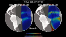 NASA detects X-shaped structures in upper atmosphere