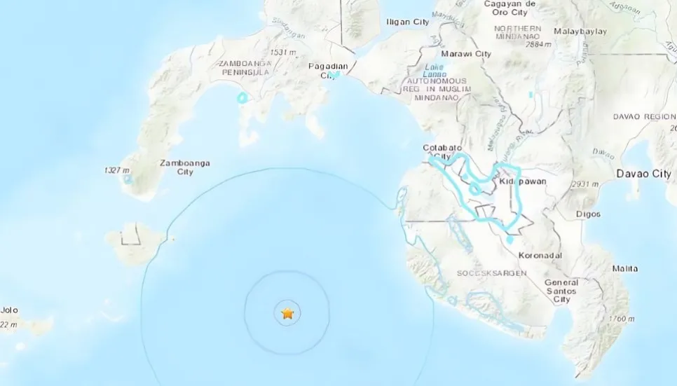 6.7 magnitude quake strikes southern Philippines