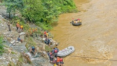 63 missing after Nepal landslide sweeps 2 buses into river