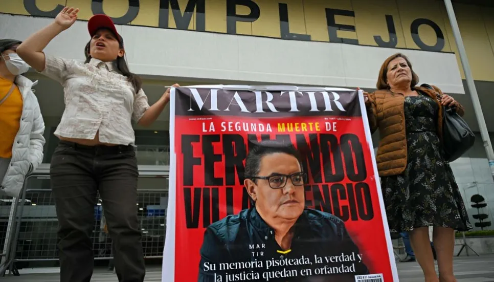 5 jailed for Ecuador presidential candidate's murder