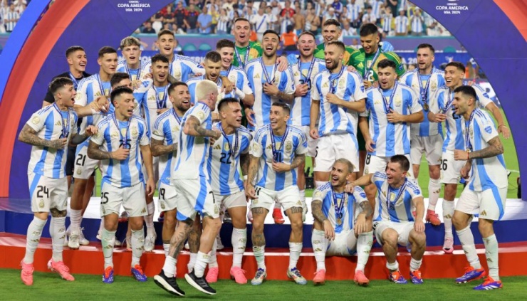 Argentina defeat Colombia to win 16th Copa America
