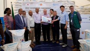 WFP receives rice donation from South Korea