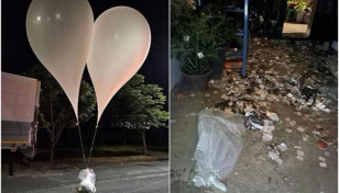 North Korea sends 600 more trash-filled balloons over border