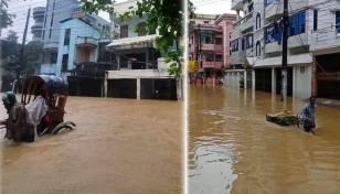 Surma River water recedes, Kushiyara rises