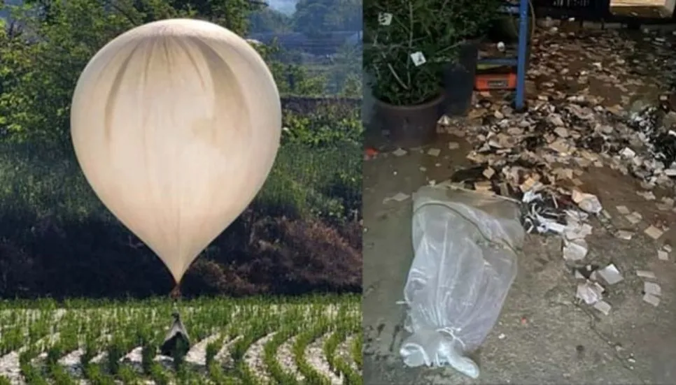 S Korean activists send propaganda balloons north