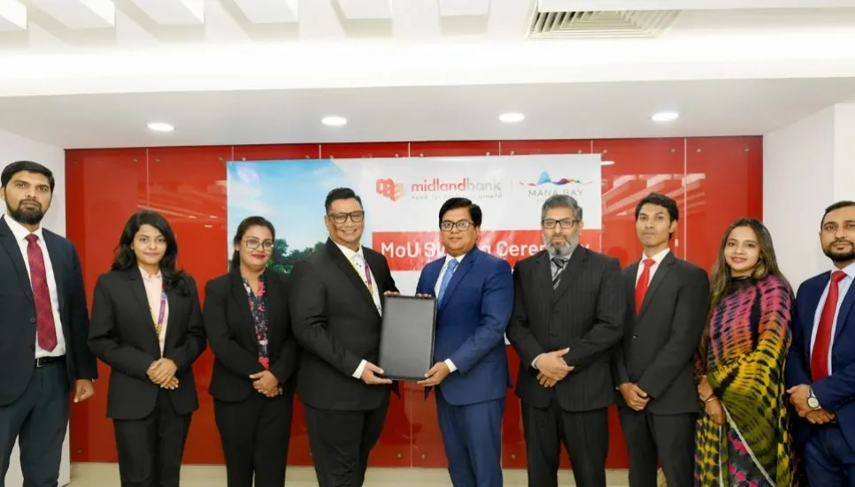 Midland Bank, Mana Bay Water Park ink MoU