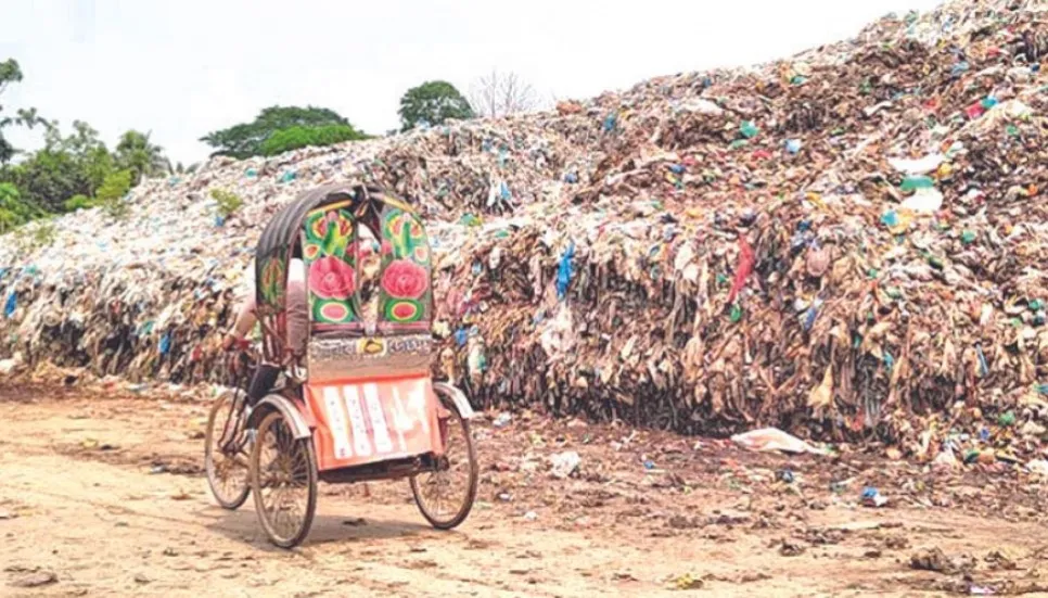 Barishal city struggles with outdated waste management