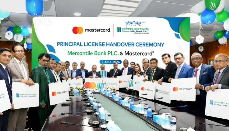 Mercantile Bank gets licence of Mastercard