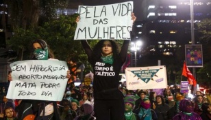 Brazilians protest tough abortion bill