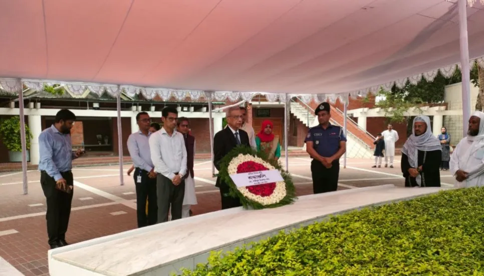 PM's press secretary pays homage to Bangabandhu