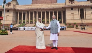 Sheikh Hasina, Modi talks underway at Hyderabad House