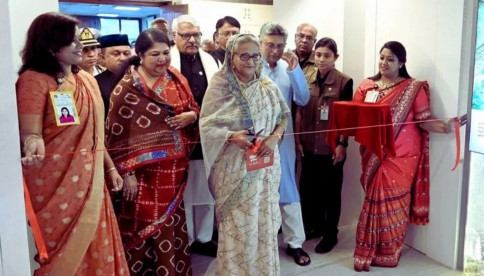 PM opens 'Mujib and Independence' at JS Bhaban