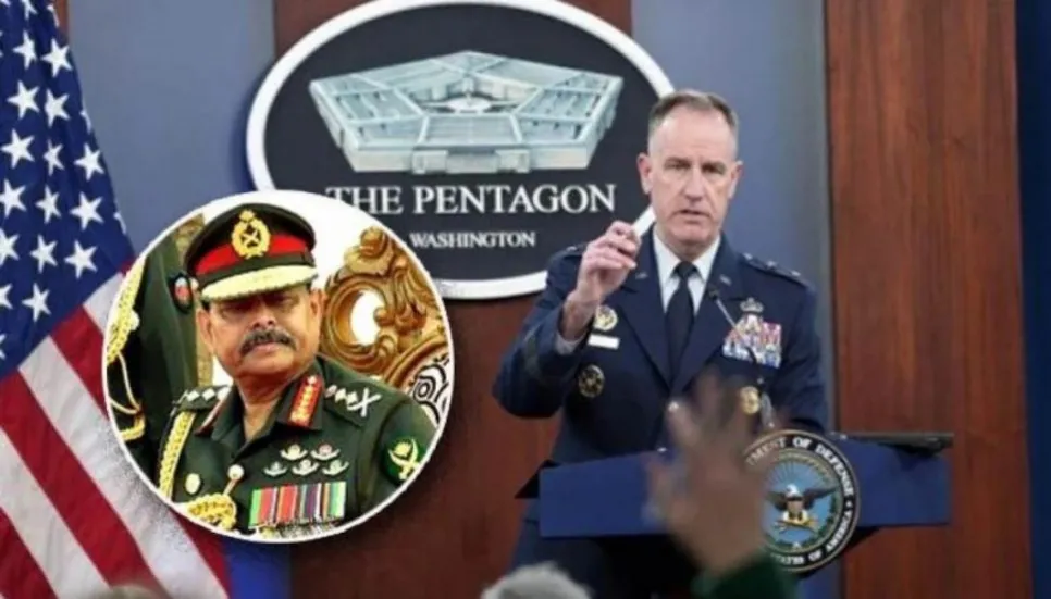 Pentagon addresses sanction on ex-army chief Aziz