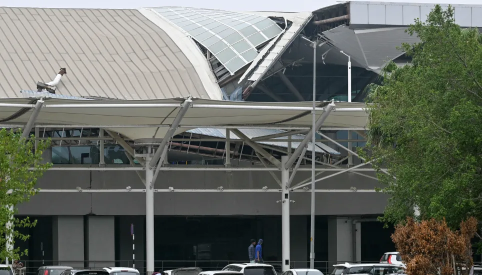 Delhi airport roof collapses amid heavy rains, 1 dead