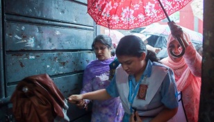 Rain disrupts HSC examinees' commute to exam centres