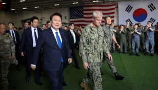 N Korea condemns US, Japan, S Korea drills