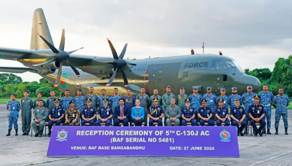 BAF receives their fifth C-130J Super Hercules aircraft