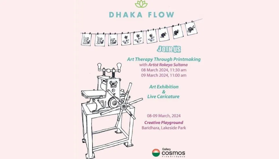 Gallery Cosmos’s offering at Dhaka Flow’s wellness festival