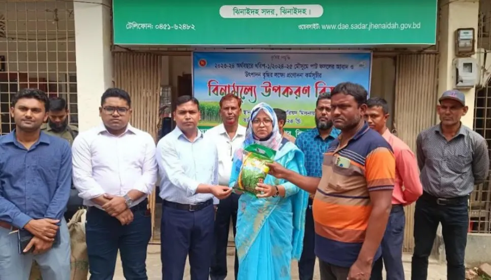 2,500 farmers get agri-incentive in Jhenaidah