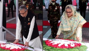 President, PM pay homage to Bangabandhu