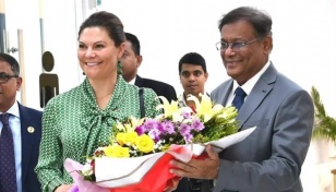 Crown Princess Victoria of Sweden visiting Bangladesh