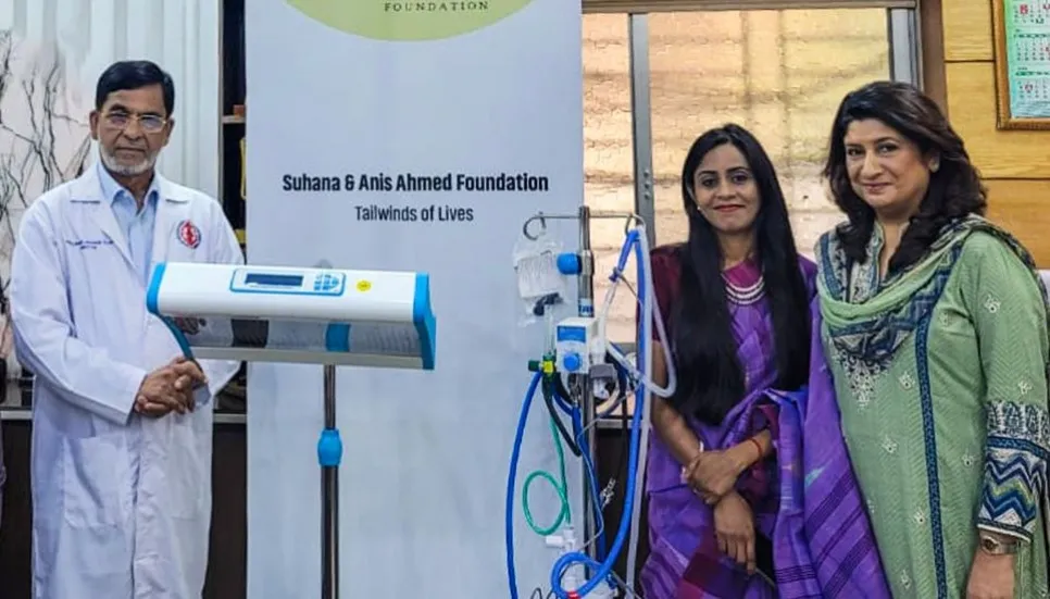 SAAF's lifesaving contribution to Bangladesh Shishu Hospital & Institute