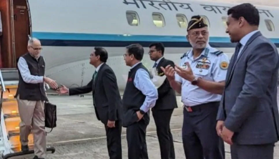 Indian foreign secretary arrives in Dhaka