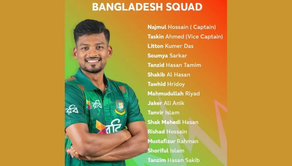 Bangladesh unveils squad for T20 World Cup