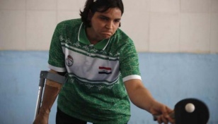 Iraqi car bomb survivor eyes gold in Paris Paralympics