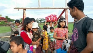Rohingya activists say thousands displaced by Myanmar armed group