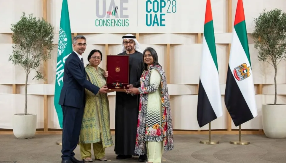 UAE president honours late Saleemul Huq