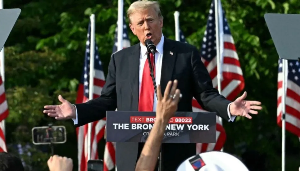 Trump courts Biden's Black, Hispanic coalition in NY